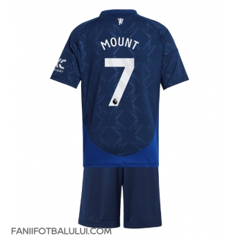 Manchester United Mason Mount #7 Echipament de Fotbal Replică 2024-25 Copii Deplasare (+ Șorturi)
